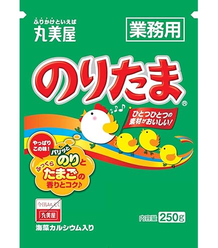Amazon.co.jp: 丸美屋 のりたま(業務用) 250g×1袋入×(2袋) : 食品